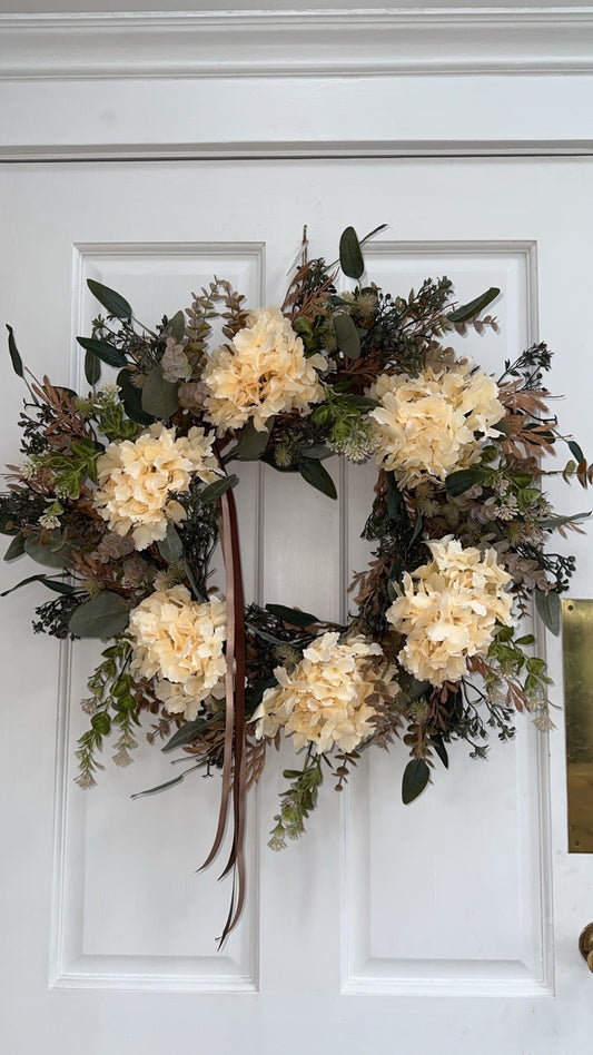 Neutrals in Spring Wreath