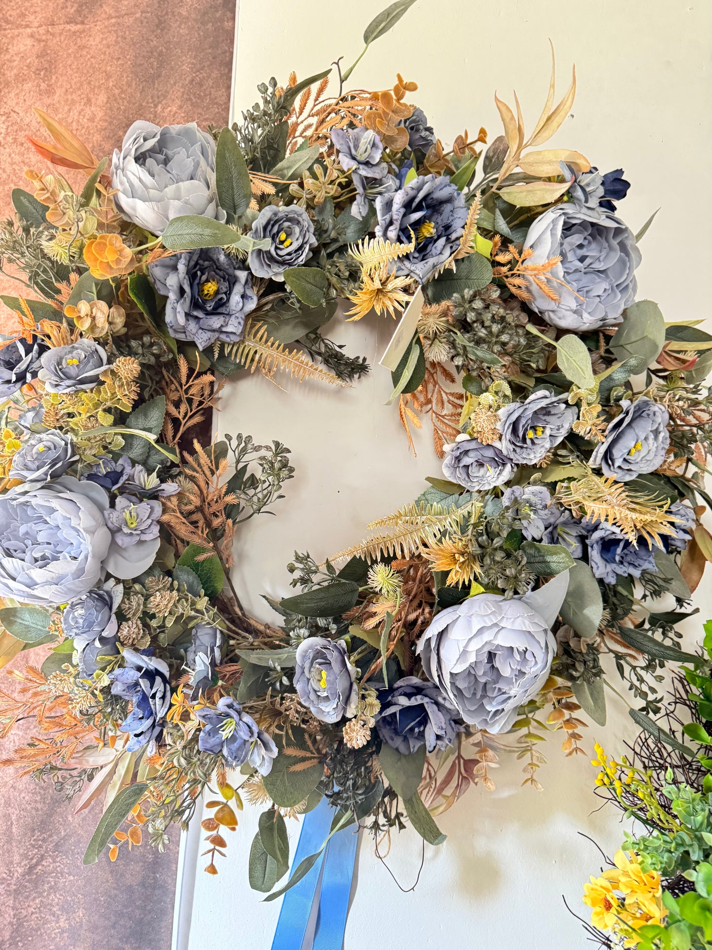 Pastel Blues Wreath