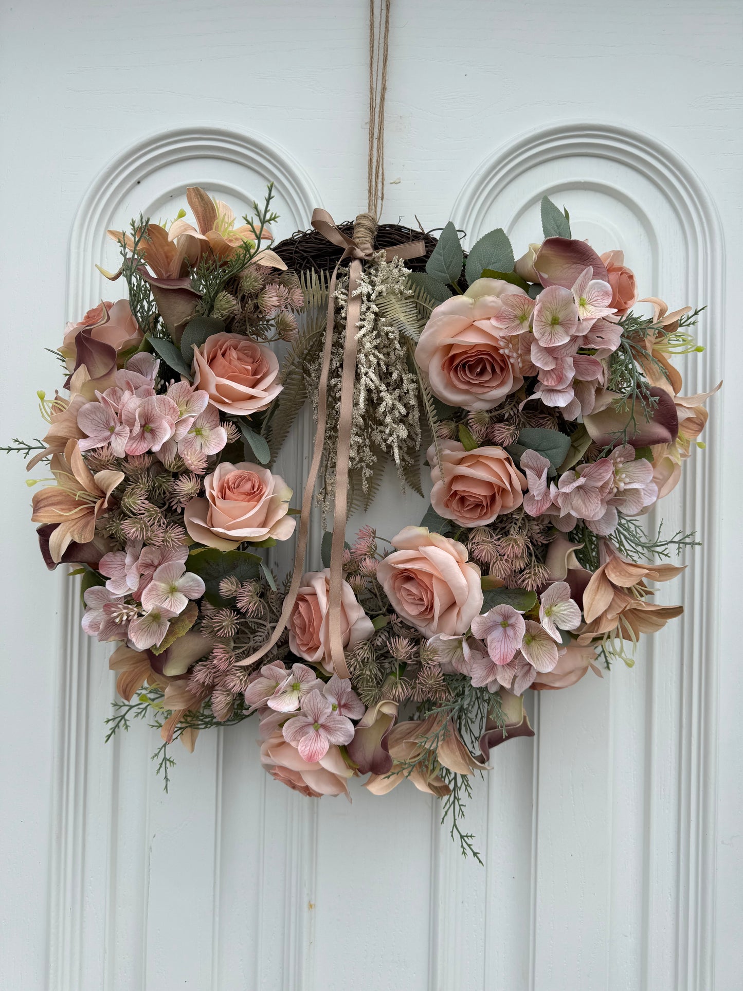 Antique Summer Garden Wreath